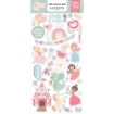 Picture of Echo Park Chipboard Accents | Ανάγλυφα Αυτοκόλλητα Chipboard – Our Little Princess, 33τεμ.