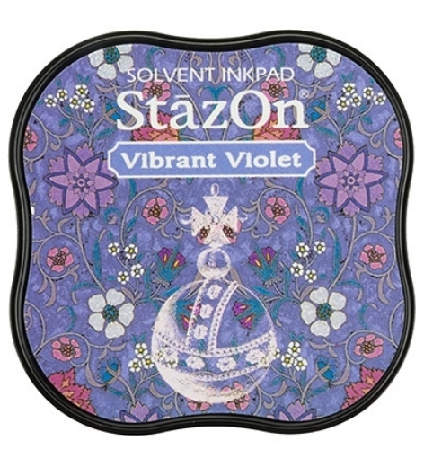 Picture of Stazon Midi Ink Pad - Μόνιμο Μελάνι Για Μη Πορώδεις Επιφάνειες, Vibrant Violet