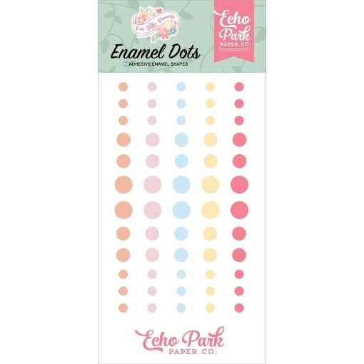 Picture of Echo Park Enamel Dots | Ανάγλυφα Αυτοκόλλητα – Our Little Princess, 60τεμ.