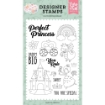 Picture of Echo Park Perfect Princess | Διάφανες Σφραγίδες με Πριγκίπισσα, Κάστρο & Sentiments, 15τεμ.