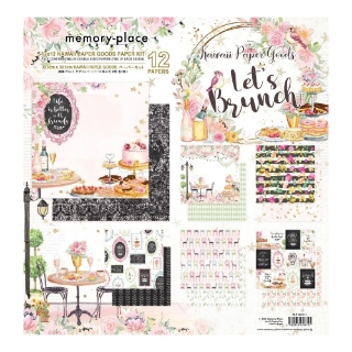 Picture of Memory Place Kawaii Χαρτιά Scrapbooking Διπλής Όψης 12''x12'' - Let’s Brunch