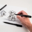 Picture of Pentel Sign Brush Pen Pigment Ink | Μαρκαδόρος με Μύτη Πινέλου – Sepia