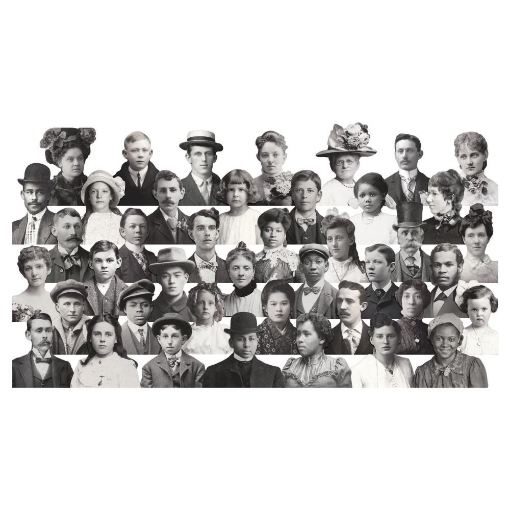 Picture of Tim Holtz Idea-Ology Paper Dolls Die Cuts - Portraits