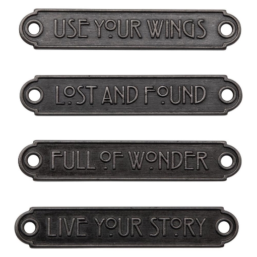 Picture of Tim Holtz Idea-Ology Metal Word Plaques - Μεταλλικές Διακοσμητικές Πλάκες