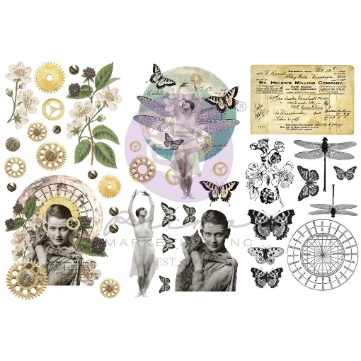 Picture of Finnabair Mini Transfers 6"x12" – Φύλλα Μεταφοράς Εικόνας (Rub-On) Fairy Land, 3τεμ.