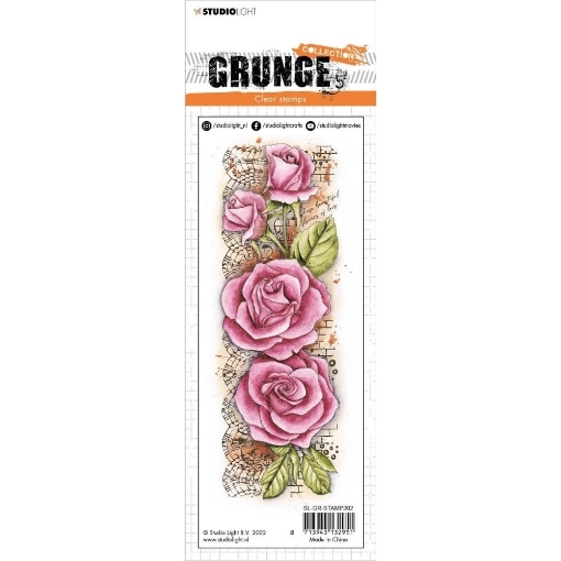 Picture of Studio Light Grunge Διάφανη Σφραγίδα - Nr. 202, Roses