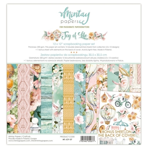 Picture of Mintay Papers Συλλογή Scrapbooking 12" x 12" - Joy Of Life