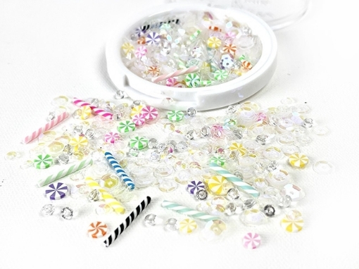 Picture of Picket Fence Studios Sequin Mix Διακοσμητικές Πούλιες - Birthday Candles