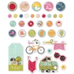 Picture of Simple Stories Decorative Brads | Διακοσμητικά Αυτοκόλλητα – Summer Lovin’, 33τεμ.