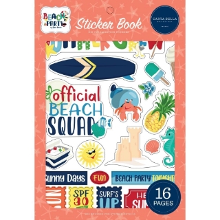 Picture of Carta Bella Sticker Book | Μπλοκ με Cardstock Αυτοκόλλητα, Beach Party