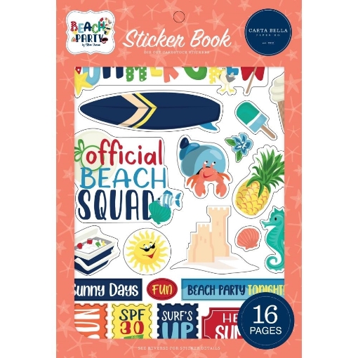 Picture of Carta Bella Sticker Book | Beach Party
