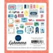 Picture of Carta Bella Cardstock Ephemera | Διακοσμητικά Στοιχεία απο Cardstock - Beach Party (33 τεμ.)