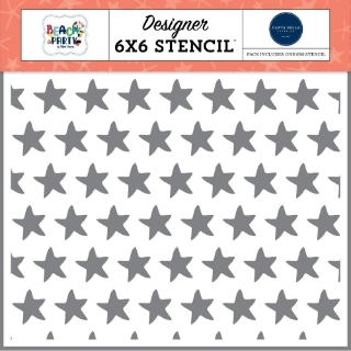 Picture of Carta Bella Stencil | Στένσιλ 6" x 6" - Beach Party, Summer Loving Starfish