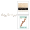 Picture of Spellbinders Glimmer Hot Foil Plate - Μήτρα Χρυσοτυπίας - Copperplate Script Happy Birthday