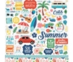 Picture of Echo Park Συλλογή Χαρτιών Scrapbooking Διπλής Όψης 12"X12" - Endless Summer