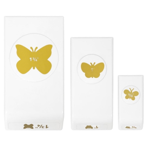Picture of We R Memory Keepers Layering Punches - Butterfly - Σετ Φιγουροκόπτες Πεταλούδα, 3τμχ