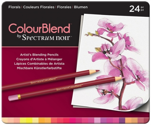 Picture of Spectrum Noir ColourBlend Pencils – Χρωματιστά Μολύβια Florals, 24τεμ. 