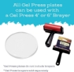 Picture of Gel Press Circle 6" - Επιφάνεια Εκτυπώσεων Μονοτυπίας Gel Κύκλος