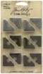 Picture of Tim Holtz Idea-ology Metal Corners | Μεταλλικές Γωνίες Αντικέ, 12τεμ.
