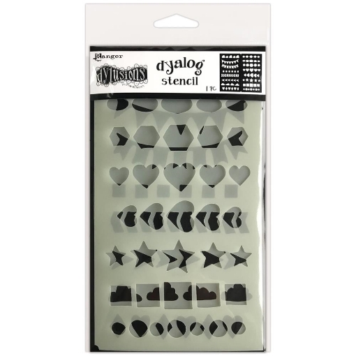 Picture of Dyan Reaveley's Dylusions Στένσιλ 9.25” x 8.25” - Border It Again  