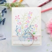 Picture of Pinkfresh Studio Layering Stencils | Σετ Στένσιλ με Floral Σχέδιο - Enchanting Meadows, 5 τεμ.