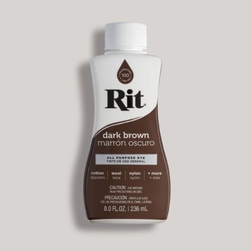 Picture of Rit All-Purpose Liquid Dye | Βαφή Υφάσματος για Φυσικές Ίνες 236ml – Dark Brown