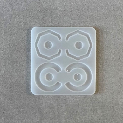 Picture of Jewelry Made By Me – Big Hoops Mold - Καλούπι Σιλικόνης για Σκουλαρίκια 