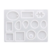 Picture of American Crafts Color Pour Resin – Καλούπι Σιλικόνης Μενταγιόν & Σκουλαρίκια (24 Σχέδια)