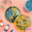 Picture of American Crafts Color Pour Resin Mold - Καλούπι Σιλικόνης Σουβέρ 2τμχ