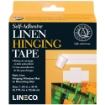 Picture of Lineco Self-Adhesive Linen Hinging Tape Λινή Αυτοκόλλητη Ταινία - Λευκή