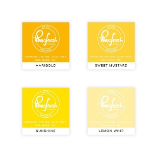 Picture of Pinkfresh Studio Σετ Μελάνια Premium Dye Cube Ink Pads - Rise & Shine, 4τεμ. 