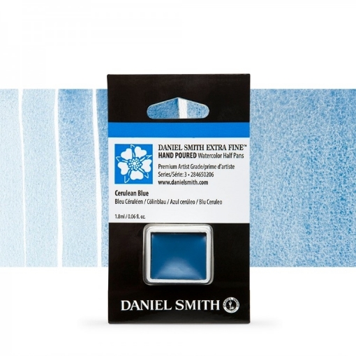 Picture of Daniel Smith Extra Fine Watercolor | Χρώμα Ακουαρέλας Half Pan – Cerulean Blue