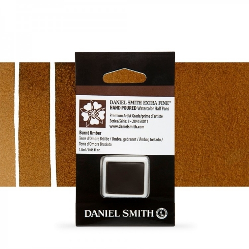 Picture of Daniel Smith Extra Fine Watercolor | Χρώμα Ακουαρέλας Half Pan - Burnt Umber