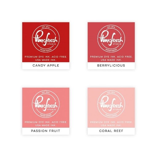 Picture of Pinkfresh Studio Ink Cubes – Heartbeat | Σετ Dye Μελανιών 4 Αποχρώσεων για Stamping & Layering