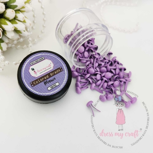 Picture of Dress My Craft Χρωματιστά Διπλόκαρφα - Μωβ