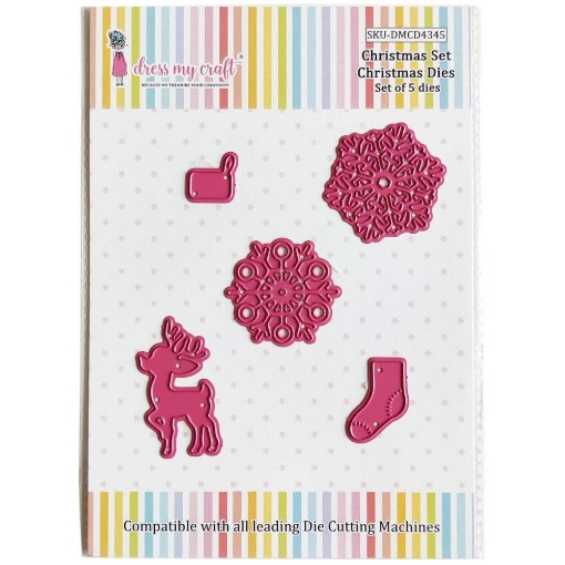 Picture of Dress My Craft Basic Designer Dies Μήτρες Κοπής - Christmas Set, 5 τεμ.