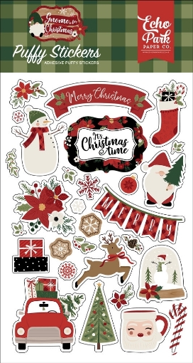 Picture of Echo Park Puffy Stickers | Puffy Αυτοκόλλητα - Gnome For Christmas