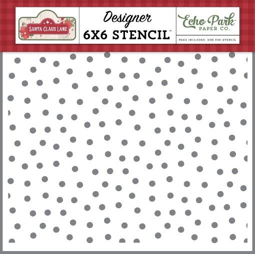 Picture of Echo Park Στένσιλ 6"X6" - Santa Claus Lane, Snowfall