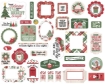 Picture of Echo Park Cardstock Ephemera Διακοσμητικά Die Cuts - Santa Claus Lane