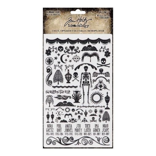 Picture of Tim Holtz Idea-Ology - Φύλλα Μεταφοράς Rub-Ons, Halloween