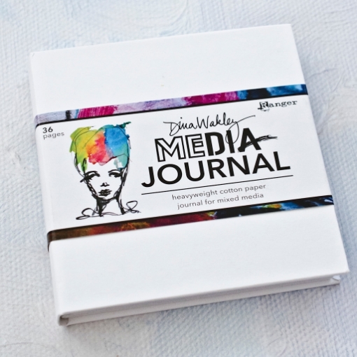 Picture of Dina Wakley Media White Journal | Art Journal with 36 Pages of 100% Cotton Rag Paper - 6" x 6"