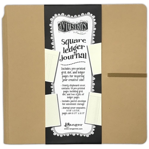 Picture of Dyan Reaveley’s Dylusions Square Ledger Journal – Art Journal 21,9 × 21,9 cm με 48 Προτυπωμένες Σελίδες