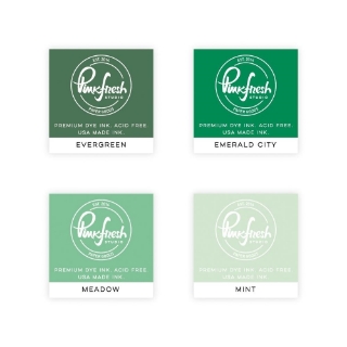 Picture of Pinkfresh Studio Σετ Μελάνια Premium Dye Cube Ink Pads - Garden Stroll, 4τεμ.