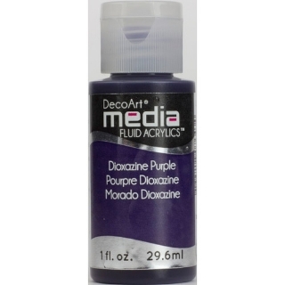 Picture of DecoArt Media Fluid Acrylics Ακρυλικό Χρώμα 29ml - Dioxazine Purple