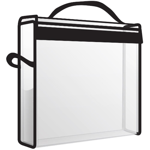 Picture of Totally Tiffany Storage & Supply Case Paper Taker - Διάφανη Θήκη Αποθήκευσης 12'' x 12''