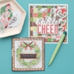 Picture of American Crafts Vicki Boutin Double-Sided Paper Pad Μπλοκ Scrapbooking Διπλής Όψης 6'' x 8'' -  Evergreen & Holly