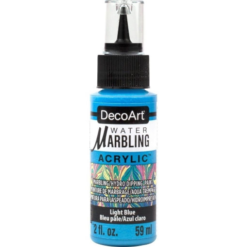 Picture of DecoArt Water Marbling Paint – Χρώμα Μαρμαρογραφίας, Light Blue 59ml