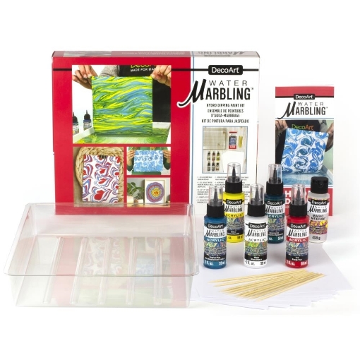 Picture of DecoArt Water Marbling Kit  - Κιτ  Μαρμαρογραφίας, 28τεμ.