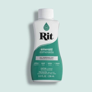 Picture of Rit All-Purpose Liquid Dye | Βαφή Υφάσματος για Φυσικές Ίνες 236ml – Emerald