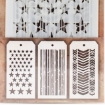 Picture of Stampers Anonymous Tim Holtz Mini Layered Στένσιλ Σετ – Stars, Stripes, Chevron Set 11, 3 τεμ.